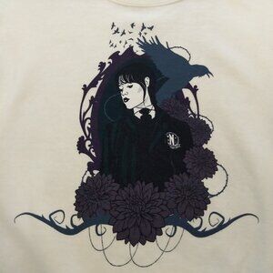 Wednesday Addams Sweatshirt Youth Teen Size 9/10 Halloween Fall Jenna Ortega